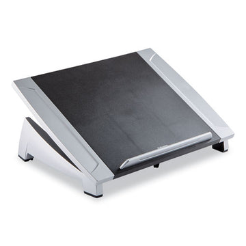 Fellowes® Office Suites Laptop Riser, 15.13" X 11.38" X 4.5" To 6.5", Black-silver, Supports 10 Lbs freeshipping - TVN Wholesale